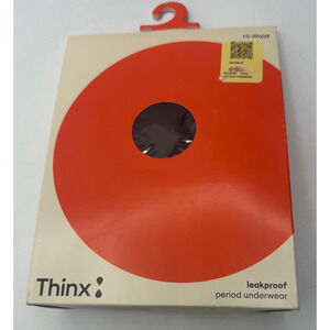 Thinx Period Underwear 1X Hi-Waist Black New Sealed Leakproof